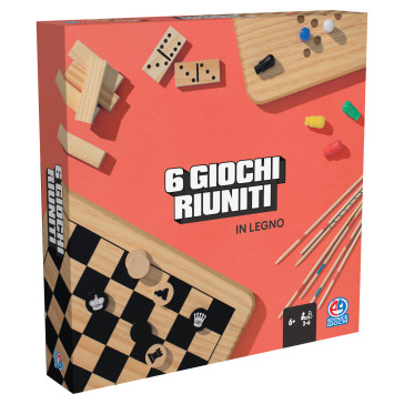 Eg Classici 6 Giochi Riuniti In Legno