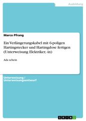 Ein Verlängerungskabel mit 6-poligen Hartingstecker und Hartingdose fertigen (Unterweisung Elektriker, -in)