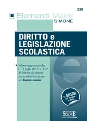 Elementi Maior di Diritto e Legislazione Scolastica