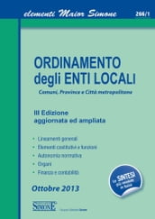 Elementi Maior di Ordinamento degli Enti Locali