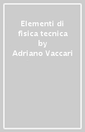 Elementi di fisica tecnica