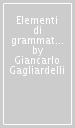 Elementi di grammatica enunciativa della lingua inglese