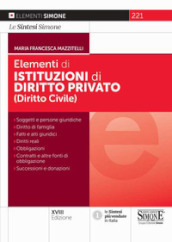 Elementi di istituzioni di diritto privato (diritto civile)