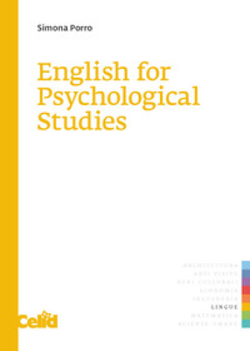 English for psychological studies - Simona Porro