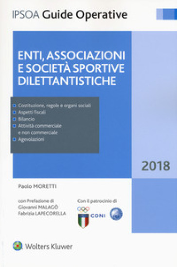 Enti, associazioni e società sportive dilettantistiche - Paolo Moretti
