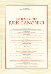 Ephemerides Iuris canonici (2018). 1.