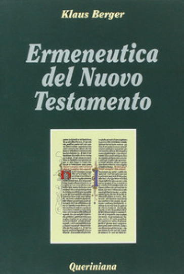 Ermeneutica del Nuovo Testamento - Klaus Berger