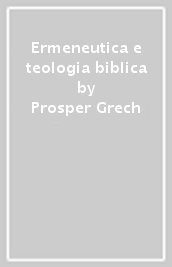 Ermeneutica e teologia biblica