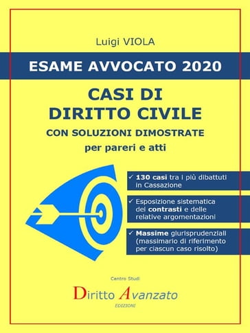 Esame Avvocato 2020. CASI DI DIRITTO CIVILE - Luigi Viola