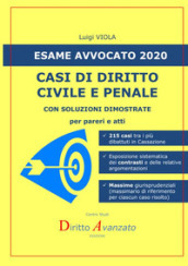 Esame avvocato 2020. Casi di diritto civile e penale. Con soluzioni dimostrate