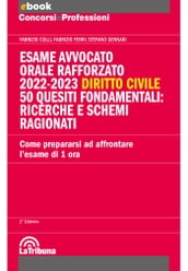 Esame avvocato - orale rafforzato 2022-2023 - Diritto civile