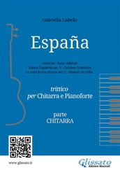 España Trittico per Chitarra e Pianoforte (parte chitarra)