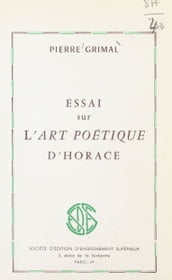 Essai sur l art poétique d Horace