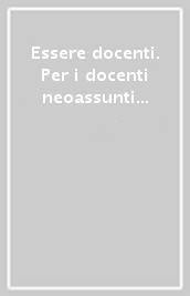 Essere docenti. Per i docenti neoassunti 2015-2016