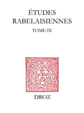 Etudes rabelaisiennes