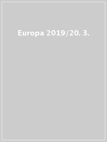 Europa 2019/20. 3.