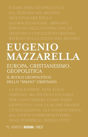 Europa Cristianesimo Geopolitica - Eugenio Mazzarella