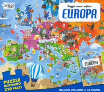 Europa. Viaggia, conosci, esplora. Con puzzle. Ediz. a colori. Con puzzle - Giulia Pesavento - Alberto Borgo