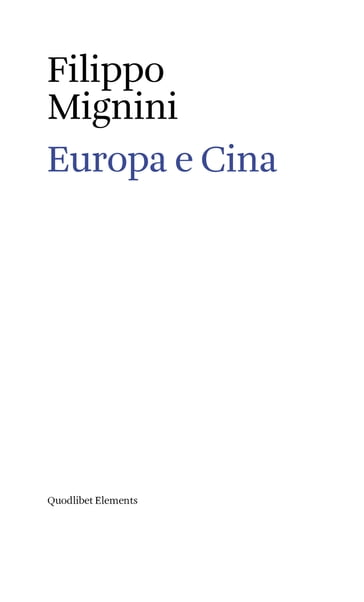 Europa e Cina - Filippo Mignini