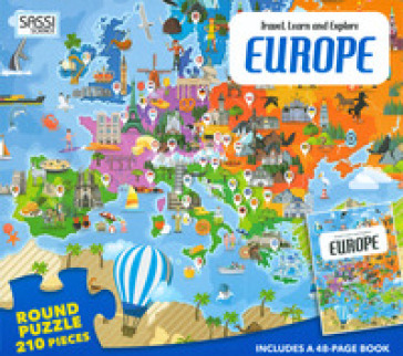 Europe. Travel, learn and explore. Con puzzle. Ediz. a colori - Giulia Pesavento - Alberto Borgo