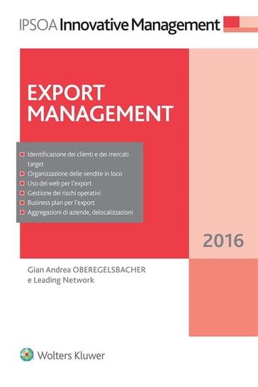 Export Management - Gian Andrea Oberegelsbacher - Leading Network