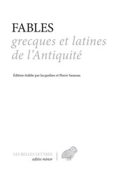 Fables grecques et latines de l Antiquité