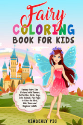 Fairy coloring book for kids