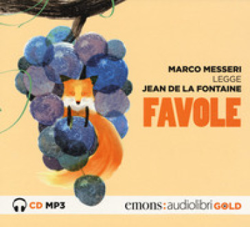 Favole letto da Marco Messeri. Audiolibro. CD Audio formato MP3 - Jean de La Fontaine