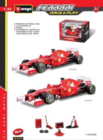 Ferrari Race & Play - Ferrari F2012 1:43