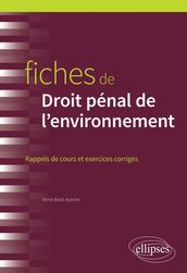 Fiches de droit pénal de l environnement