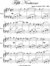 Fifth Nocturne Opus 52 Number 5 Easy Piano Sheet Music