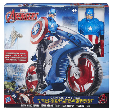 Figure Avengers Titain Hero+Veicolo Ass