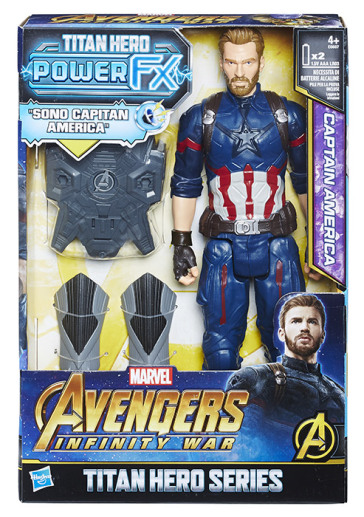 Figure Avengers Titan H. Pack Cap+Zaino
