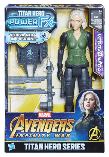 Figure Avengers Titan H VedovaNera+Zaino