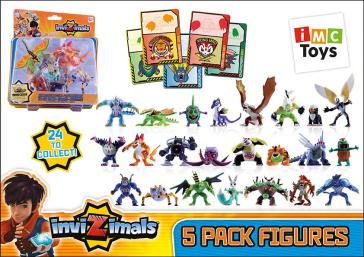 Figure Invizimals Pack 5pz Assort.