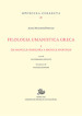 Filologia umanistica greca. Vol. 1: Da Manuele Crisolora a Michele Apostolis