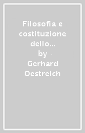 Filosofia e costituzione dello Stato moderno