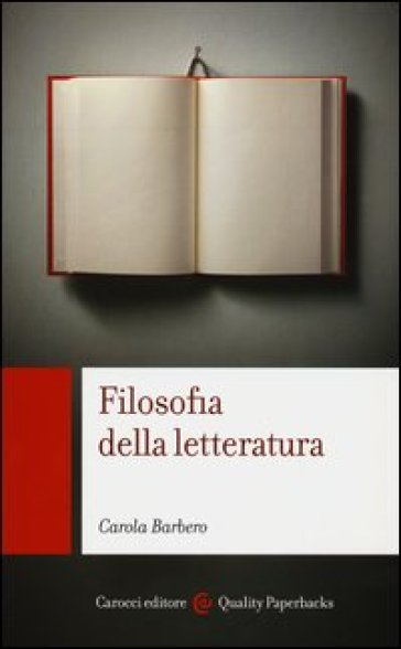 Filosofia della letteratura - Carola Barbero