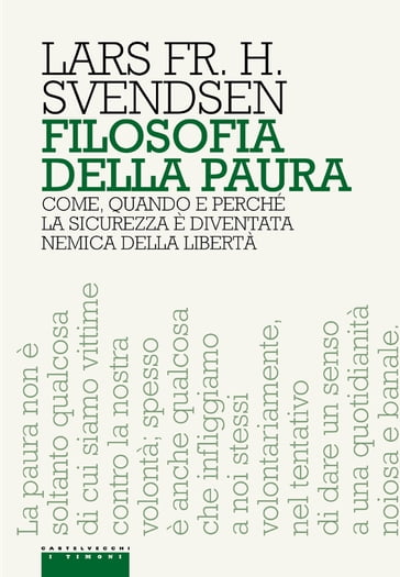 Filosofia della paura - Lars Fr. H. Svendsen