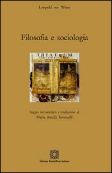 Filosofia e sociologia - Leopold von Wiese