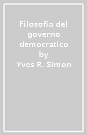 Filosofia del governo democratico