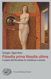 Filosofia prima filosofia ultima