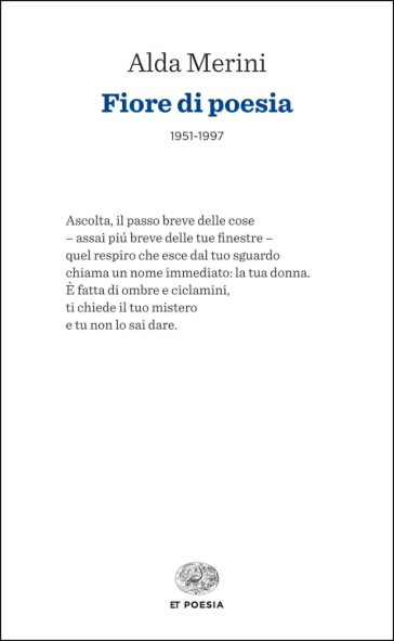 Fiore di poesia (1951-1997) - Alda Merini - Libro - Mondadori Store