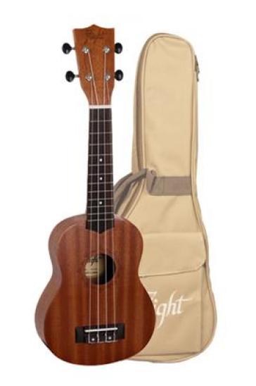 Flight: Ukulele soprano in legno Sapele (con borsa)