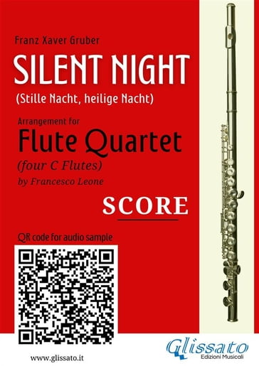 Flute Quartet "Silent Night" score - Franz Xaver Gruber - Francesco Leone
