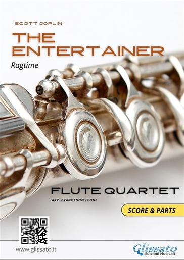 Flute Quartet: The Entertainer (score & parts) - Scott Joplin - Francesco Leone