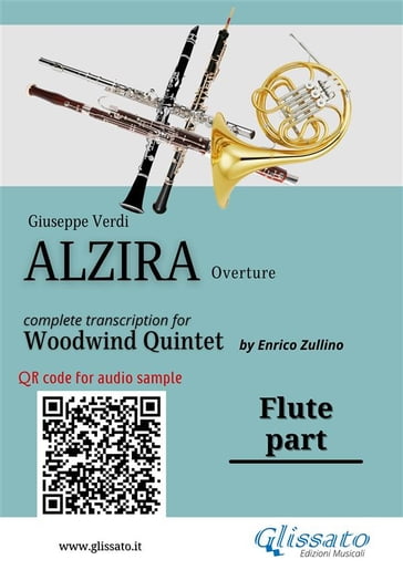 Flute part of "Alzira" for Woodwind Quintet - Giuseppe Verdi - a cura di Enrico Zullino