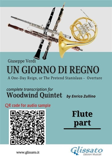 Flute part of "Un giorno di regno" for Woodwind Quintet - Giuseppe Verdi - a cura di Enrico Zullino