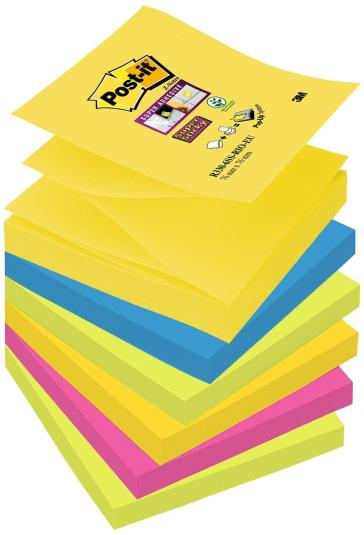 Foglietti per dispenser Post-it® Super Sticky Z-Notes colori RIO DE JANEIRO