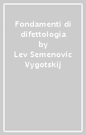 Fondamenti di difettologia